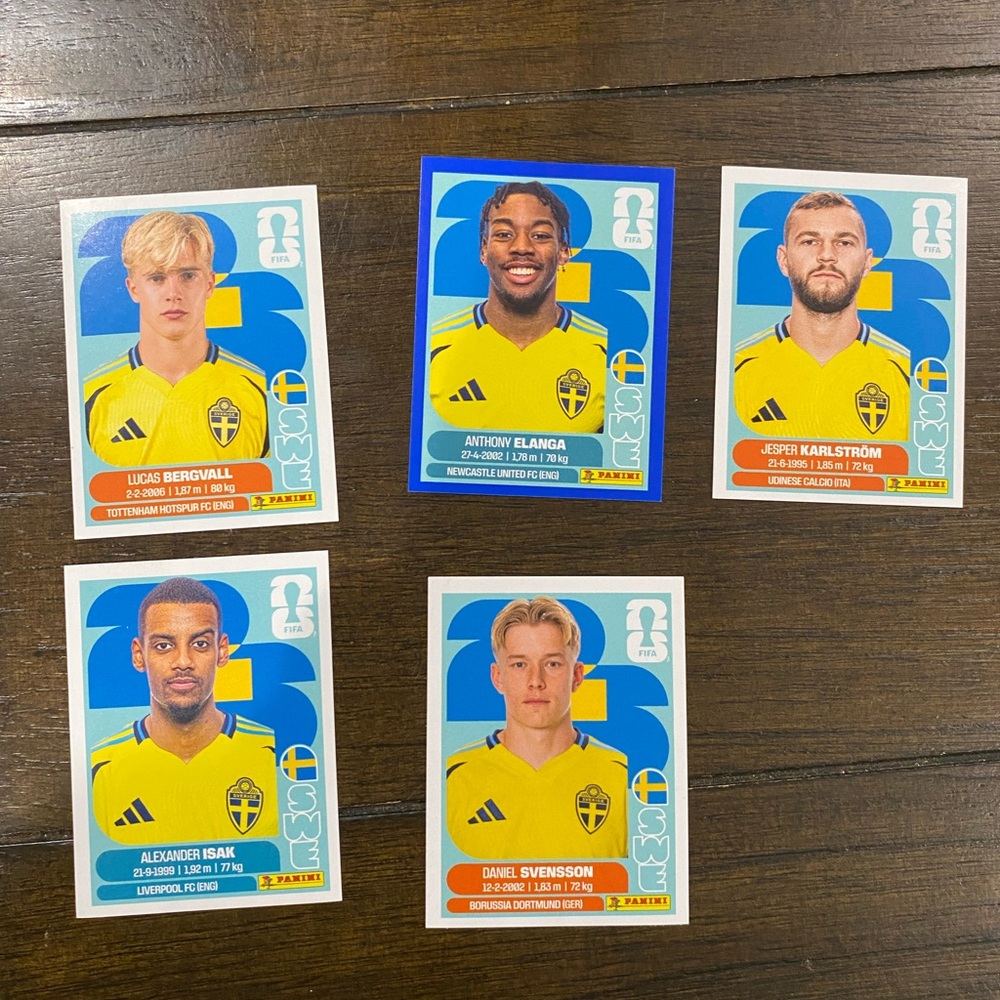 5 Swedish players